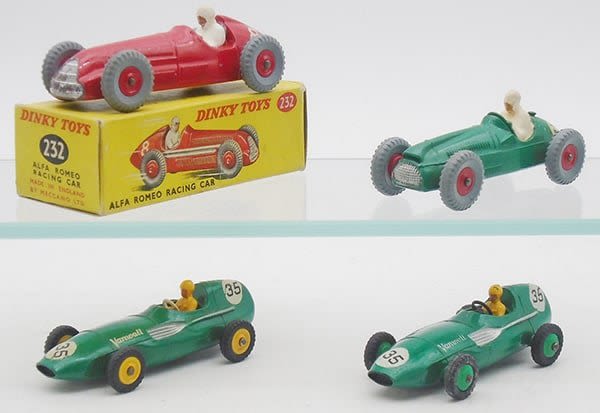 Lot 479: 4 DINKY RACERS