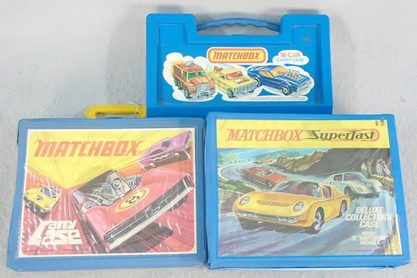 Lot 160: 3 MATCHBOX COLLECTOR CARRY CASES