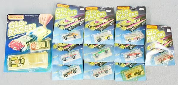 Lot 213 - 11 MATCHBOX GLO-RACERS | Lloyd Ralston Toys