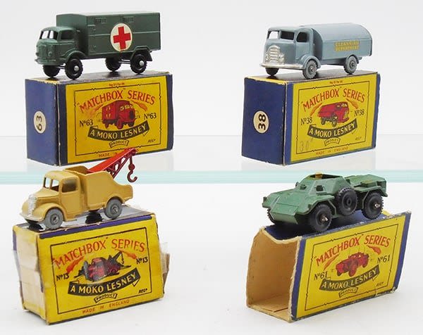 Lot 214: 4 MATCHBOX MOKO VEHICLES