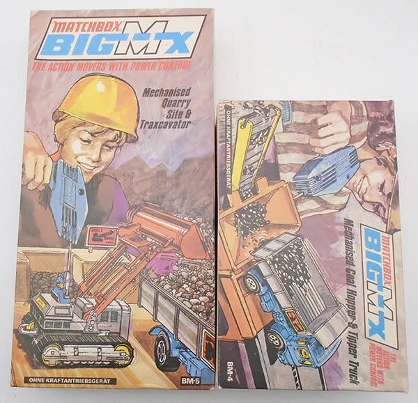 Lot 217: 2 MATCHBOX BIG MX SETS