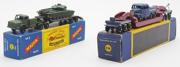 Lot 247: 2 MATCHBOX MAJOR PACKS