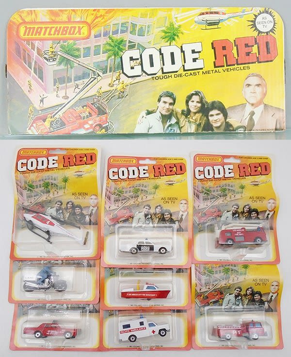 Lot 269: MATCHBOX CODE RED ASSORTMENT