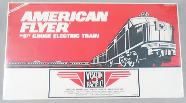 Lot 161: AMERICAN 49604 WESTERN PACIFIC TRAIN SET