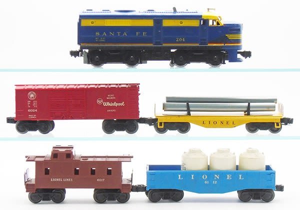 Lot 214: LIONEL X-589 WHIRLPOOL TRAIN SET