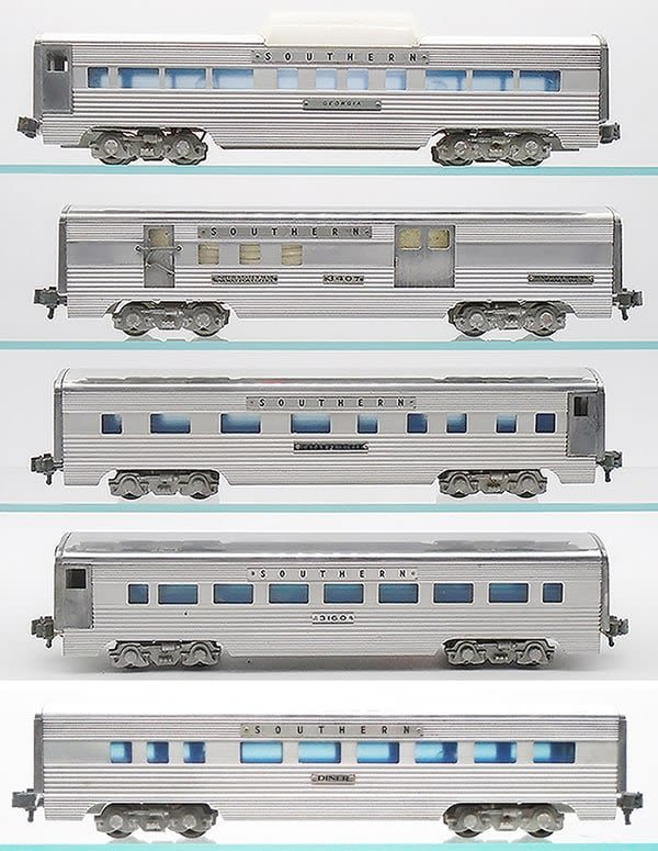 Lot 439: 5 AMT ALUMINUM SOUTHERN CARS