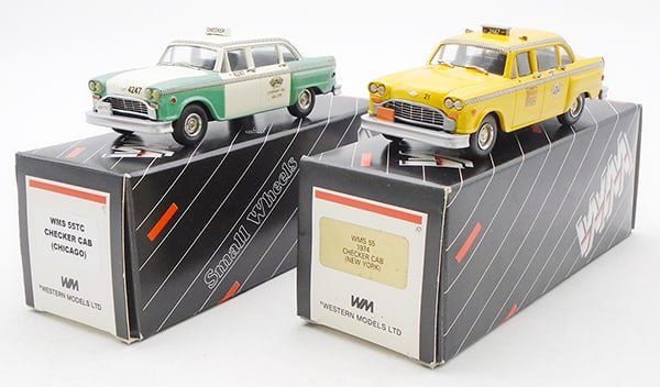 Lot 282: 2 WESTERN MODEL CHECKER CABS