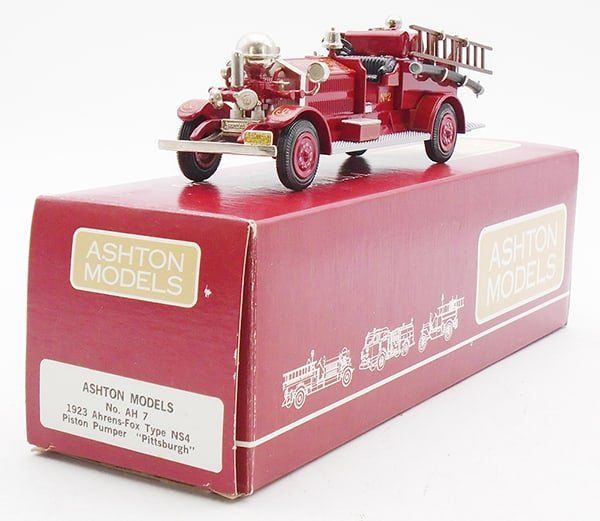 Lot 308: ASHTON MODELS 1923 AHRENS FOX FIRE TRUCK