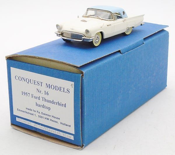 Lot 319: CONQUEST MODELS #16 1957 FORD THUNDERBIRD