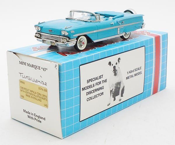 Lot 387: MINI MARQUE 43 #30B 1958 CHEVROLET IMPALA