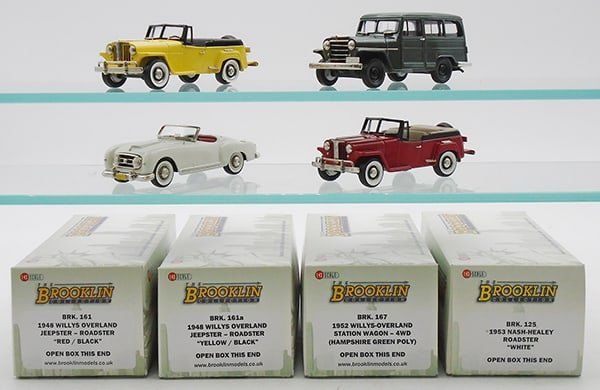 Lot 393: 4 BROOKLIN MODEL AUTOS