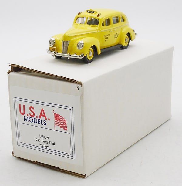Lot 470: USA MODELS #9 1940 FORD TAXI