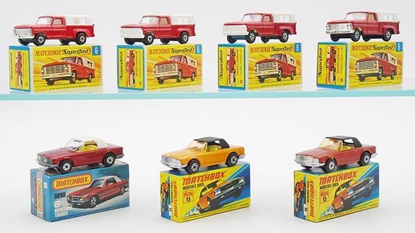 Lot 321: 7 MATCHBOX SUPERFAST #6 VEHICLES