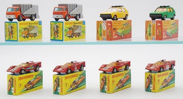 Lot 322: 8 MATCHBOX SUPERFAST #7 VEHICLES