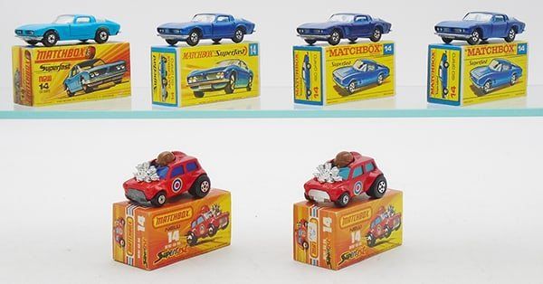 Lot 341: 6 MATCHBOX SUPERFAST #14 VEHICLES