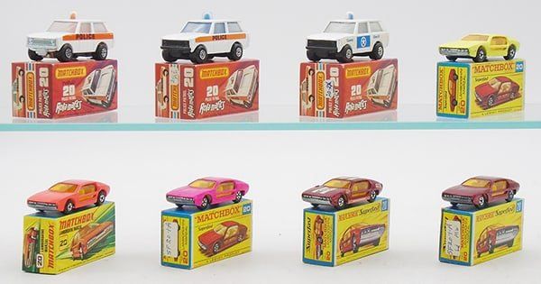 Lot 359: 8 MATCHBOX SUPERFAST #20 VEHICLES