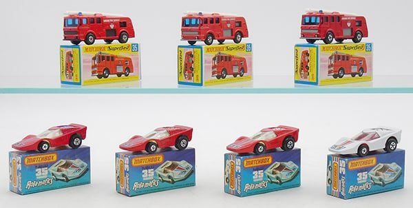 Lot 404: 7 MATCHBOX SUPERFAST #35 VEHICLES