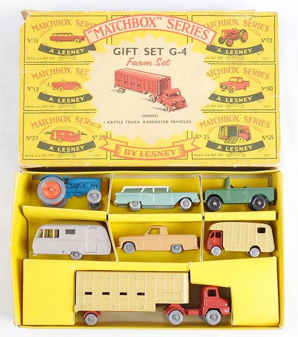 Lot 244: MATCHBOX G4 FARM SET