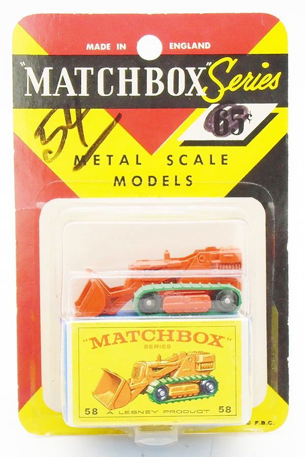 Lot 279: MATCHBOX 58B5 DROTT EXCAVATOR BLISTER PACK