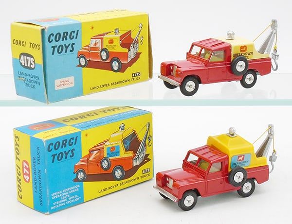 Lot 406: 2 CORGI LAND ROVERS