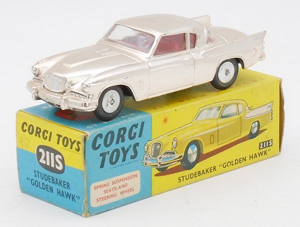 Lot 467: CORGI 211S STUDEBAKER GOLDEN HAWK