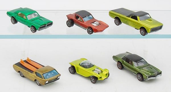 Lot 478: 6 HOT WHEELS REDLINES