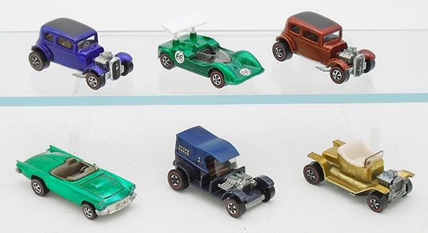 Lot 486: 6 HOT WHEELS REDLINES
