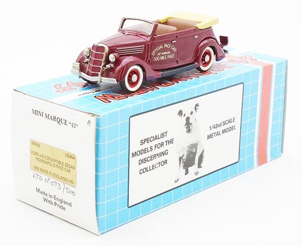 Lot 166: MINI MARQUE 43 US45A 1935 FORD INDY PACE CAR