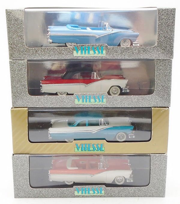 Lot 172: 4 VITESSE 1956 FORD FAIRLANES