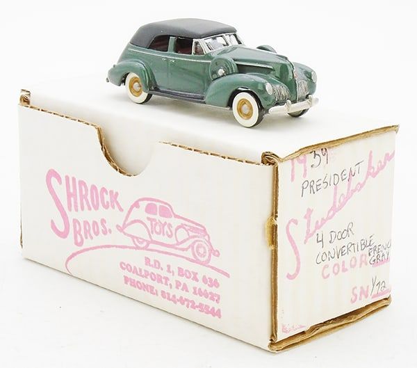 Lot 189: SHROCK BROS 1939 STUDEBAKER PRESIDENT 4-DR CONV.