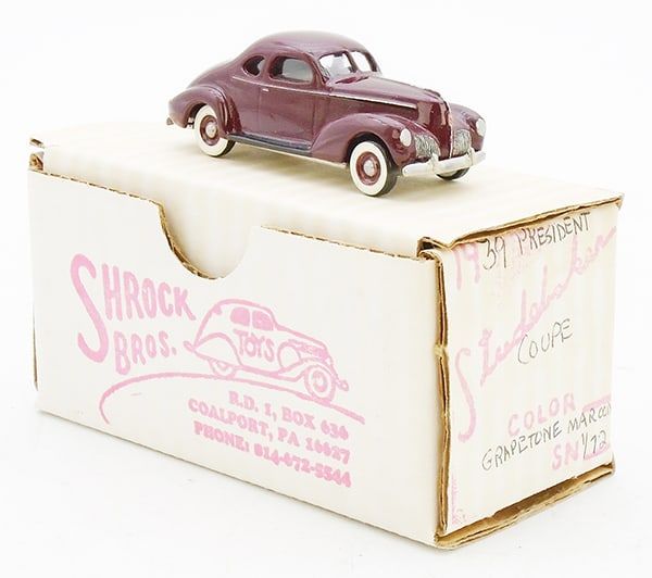 Lot 231: SHROCK BROS 1939 STUDEBAKER PRESIDENT COUPE