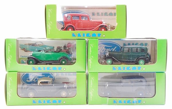 Lot 237: 5 ELIGOR FORD MODEL VEHICLES