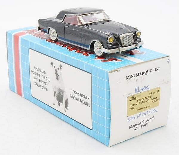 Lot 274: MINI MARQUE US17 1962 STUDEBAKER GRAN TURISMO HAWK