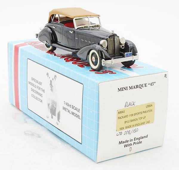 Lot 294: MINI MARQUE US50A 1934 PACKARD LE BARON 1108 SPORTS PHAETON