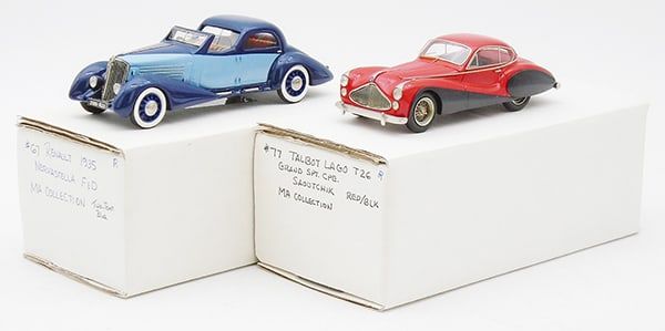 Lot 299: 2 MA COLLECTION FRENCH AUTOS