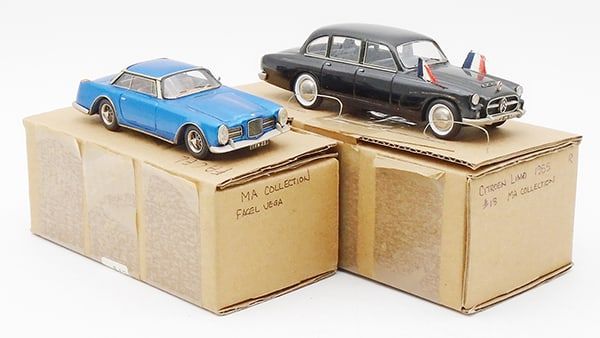 Lot 321: 2 MA COLLECTION FRENCH AUTOS