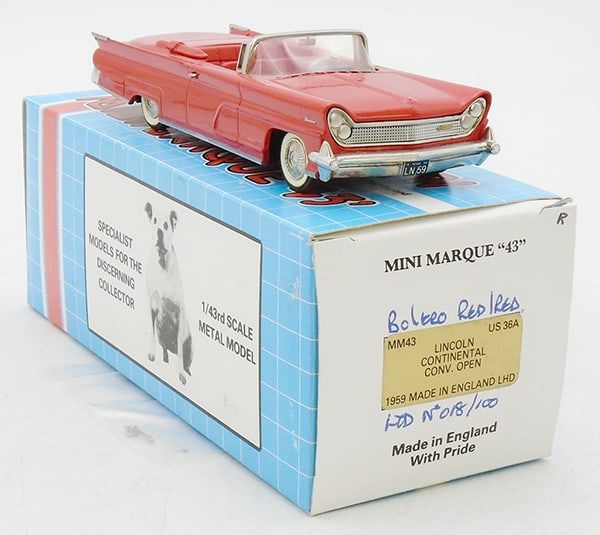 Lot 329: MINI MARQUE US36A 1959 LINCOLN CONTINENTAL