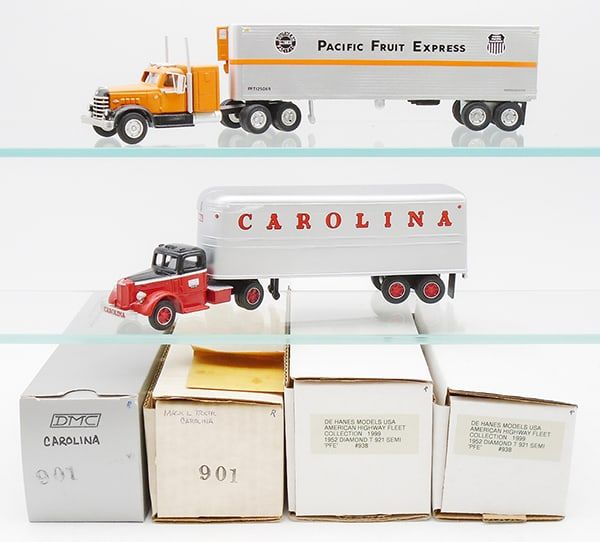 Lot 363: 2 DEHANES MODELS TRACTOR TRAILERS