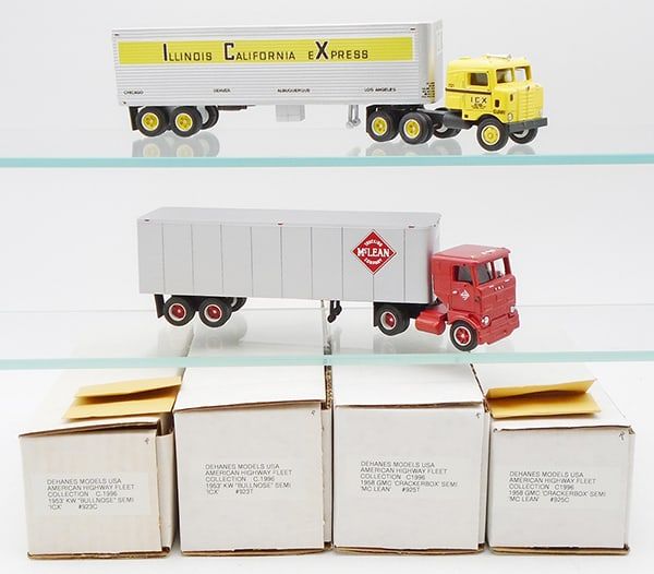 Lot 378: 2 DEHANES MODELS TRACTOR TRAILERS
