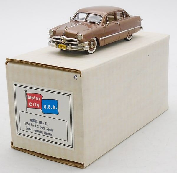 Lot 382: MOTOR CITY #12 1950 FORD 2 DR SEDAN