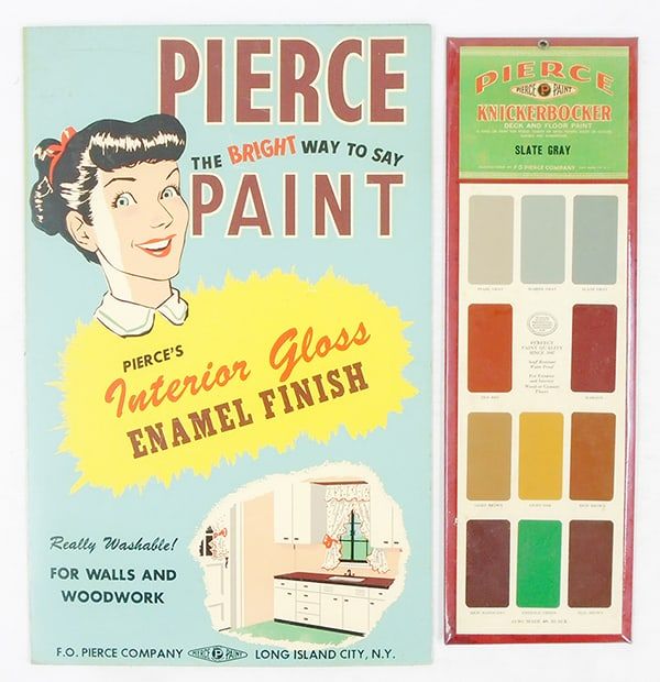 Lot 451: 2 PIERCE PAINT SIGNS