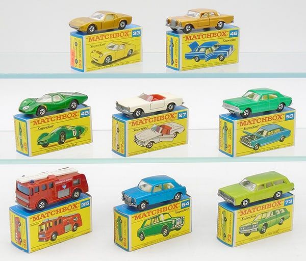 Lot 260: 8 MATCHBOX SUPERFASTS