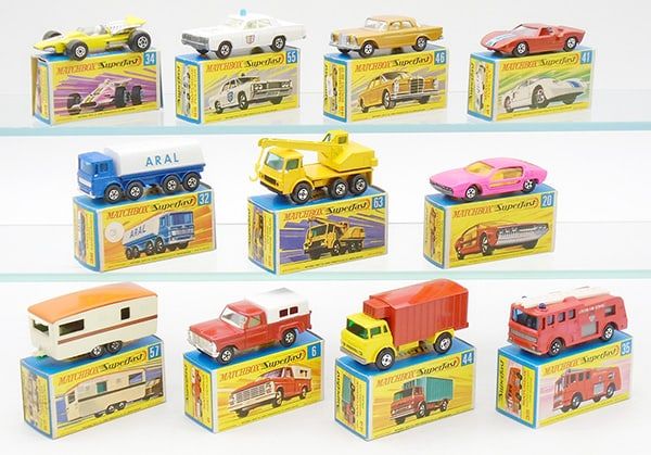 Lot 292: 11 MATCHBOX SUPERFASTS