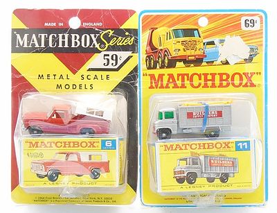 Match Box Ribble's Quick Lot 401 - 2 MATCHBOX BLISTER PACKS | Lloyd Ralston Toys