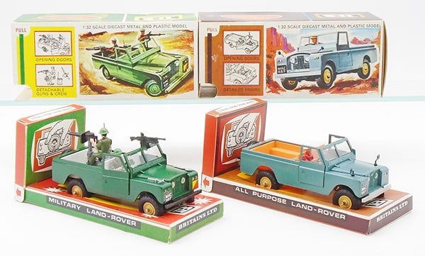 Lot 406: 2 BRITAINS LAND ROVERS