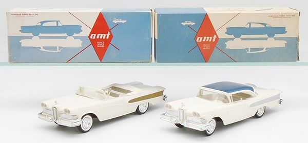 Lot 182: 2 AMT 1958 EDSEL PACERS