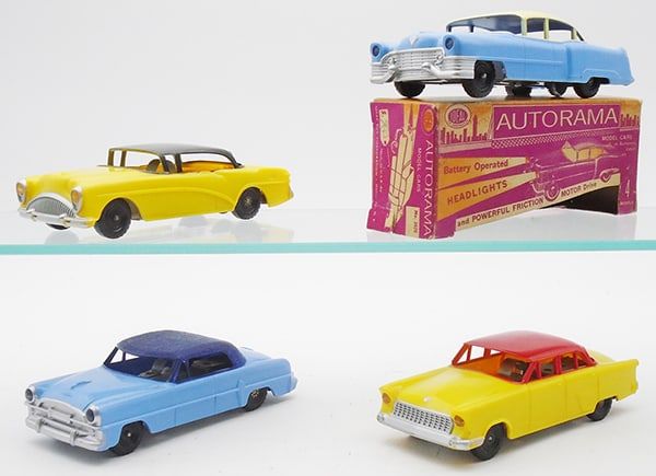 Lot 458: 4 IDEAL AUTORAMA CARS