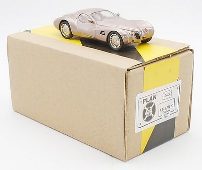 PLAN 43 #3 CHRYSLER ATLANTIC SHOW CAR. white metal, 1/43 scale, rose gold, orig box &amp; insert 