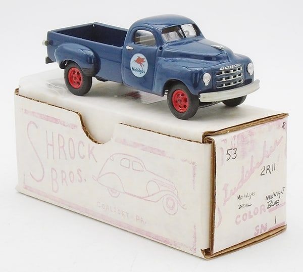 Lot 152: SHROCK 1953 STUDEBAKER 2R11 MOBILGAS PICK UP