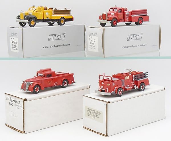 Lot 168: 4 DEHANES FIRE TRUCKS